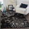 Safavieh Adirondack Power Loomed Rectangle Rug- Black - Silver- 4 x 6 ft. ADR114A-4 - alternate 10